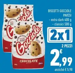 Conad Biscotti Gocci ole offerta