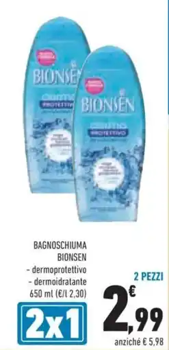 Conad Bagnoschiuma Bionsen offerta