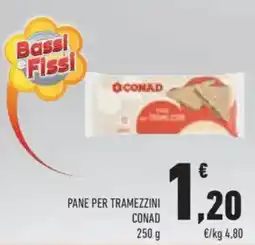 Conad Pane per tramezzini Conad offerta