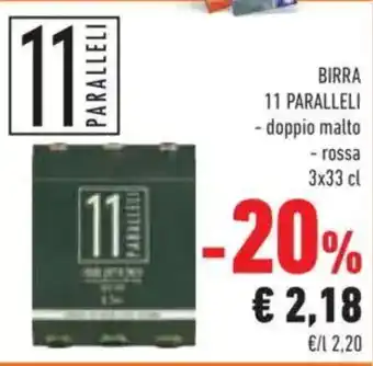 Conad BIRRA 11 PARALLELI offerta