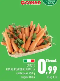 Conad CAROTE CONAD PERCORSO QUALITÀ offerta