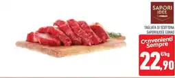 Conad Tagliata di scottona Saporidee Conad offerta