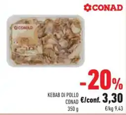 Conad Kebab di pollo CONAD offerta