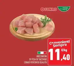 Conad BOCCONCINI DI FESA DI TACCHINO CONAD PERCORSO QUALITÀ offerta