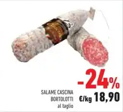 Conad Salame Cascina Bortolotti offerta