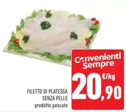 Conad FILETTO DI PLATESSA SENZA PELLE offerta