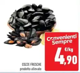 Conad COZZE FRESCHE prodotto allevato offerta