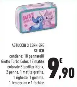 Conad ASTUCCIO 3 CERNIERE STITCH offerta