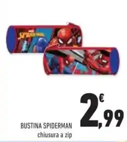 Conad BUSTINA SPIDERMAN offerta
