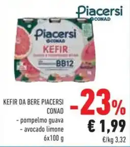 Conad KEFIR DA BERE PIACERSI offerta