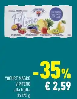 Conad Fitline YOGURT MAGRO VIPITENO alla frutta offerta