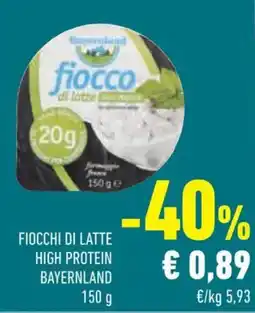 Conad Fiocchi di latte high protein bayernland offerta