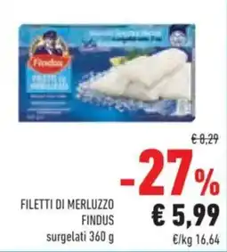 Conad Findus Filetti di Merluzzo offerta