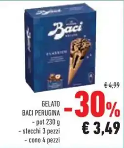 Conad GELATO BACI PERUGINA offerta