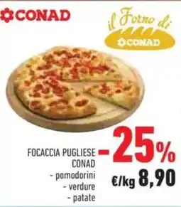 Conad Focaccia Pugliese CONAD offerta