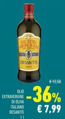 Conad OLIO EXTRAVERGINE DI OLIVA ITALIANO DESANTIS offerta