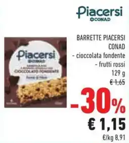Conad Barrette Piacersi CONAD offerta