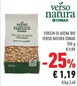 Conad FIOCCHI DI AVENA BIO VERSO NATURA offerta