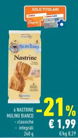 Conad Nastrine MULINO BIANCO offerta