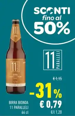 Conad BIRRA BIONDA 11 PARALLELI offerta