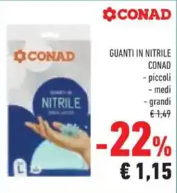 Conad Guanti in nitrile CONAD offerta