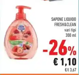 Conad Sapone liquido Fresh&Clean offerta