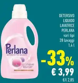 Conad Detersivo per lavatrice Perlana offerta