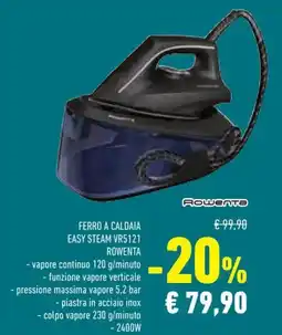 Conad FERRO A CALDAIA EASY STEAM VR5121 ROWENTA offerta