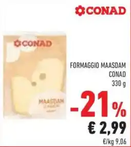 Conad Formaggio Maasdam Conad offerta