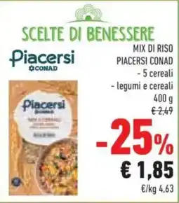 Conad Mix di riso Piacersì offerta