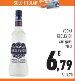 Conad VODKA KEGLEVICH offerta