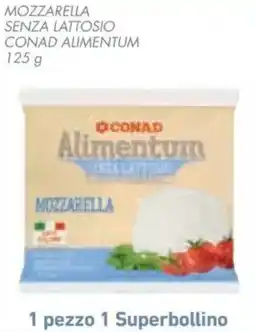 Conad Mozzarella senza lattosio conad alimentum offerta