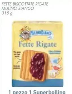 Conad Fette Rigate Mulino Bianco offerta