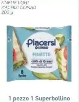 Conad Finette Light Piacersi Conad offerta