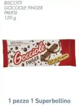 Conad Biscotti gocciole finger Pavesi offerta