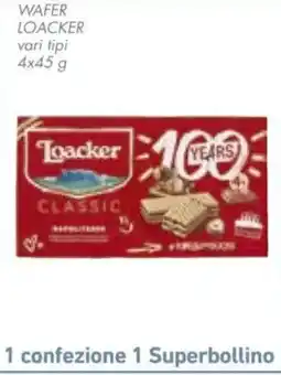 Conad Wafer Loacker offerta