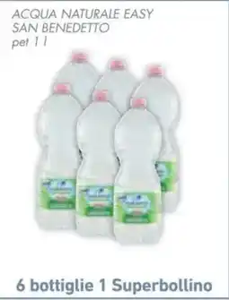 Conad Acqua naturale easy San Benedetto offerta