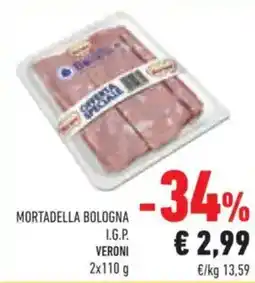 Conad Mortadella Bologna I.G.P. Veroni offerta