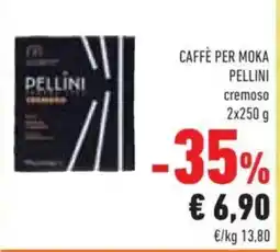 Conad Caffè per moka Pellini cremoso offerta