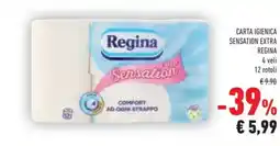 Conad Carta igienica Regina Sensation Extra offerta