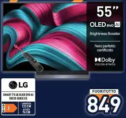 Unieuro SMART TV 4K OLED EVO AI 55C55 SERIE C5 offerta