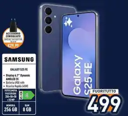 Unieuro SAMSUNG GALAXY S25 FE offerta