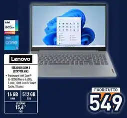 Unieuro Lenovo IDEAPAD SLIM 3 offerta