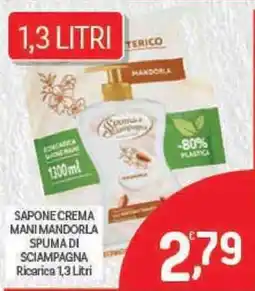 Crai Sapone Crema Mani Mandorla Spuma di Sciampagna offerta
