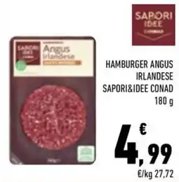 Conad City Hamburger Angus Irlandese offerta