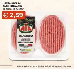 Mercatò Local Hamburger di tacchino AIA offerta
