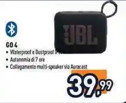 Unieuro JBL GO 4 offerta