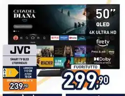 Unieuro JVC SMART TV QLED LT50VRQ345I offerta