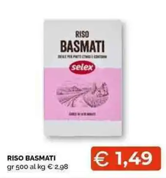 Mercatò Local Riso Basmati selex offerta