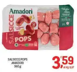 Crai Salsicce Pops Amadori offerta